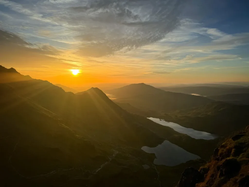 Well, that was worth the effort! Yr Wyddfa sunrise guided ascent.