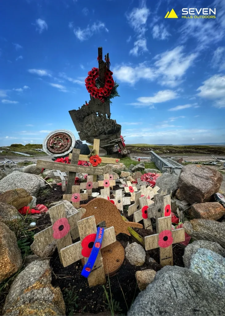 The aircraft wrecks of Bleaklow: a poignant reminder.