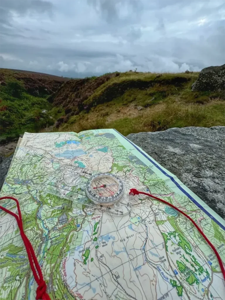 Beginners navigation & map reading courses UK IN Eryri, Peak District, Lake District and Yorkshire dales, snowdonia